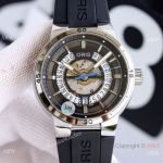 New! Swiss Grade Oris TT1 Skeleton Engine Date Watch ORIS735 Movement